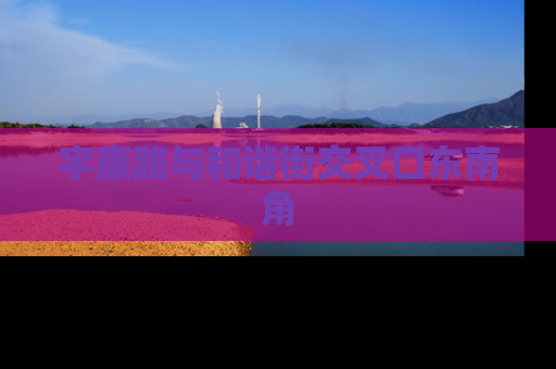 宇康路与和谐街交叉口东南角