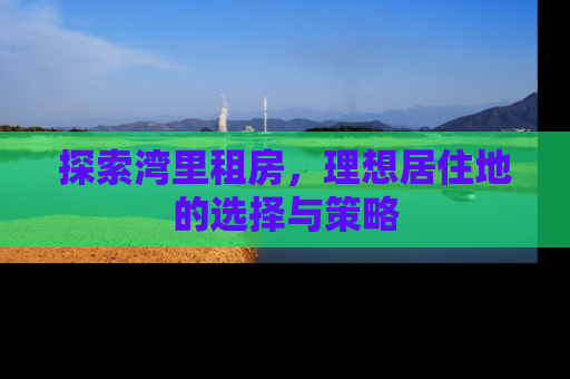 探索湾里租房，理想居住地的选择与策略