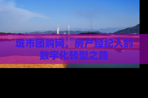 城市团购网，房产经纪人的数字化转型之路