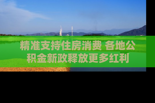 精准支持住房消费 各地公积金新政释放更多红利