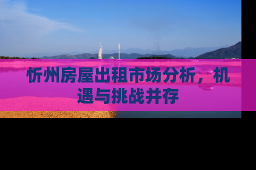 忻州房屋出租市场分析，机遇与挑战并存