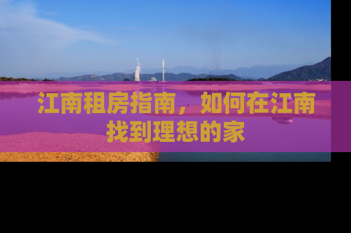 江南租房指南，如何在江南找到理想的家