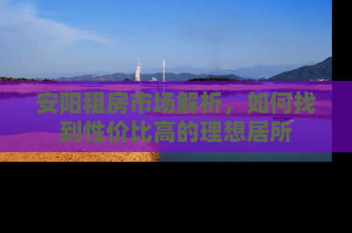 安阳租房市场解析，如何找到性价比高的理想居所