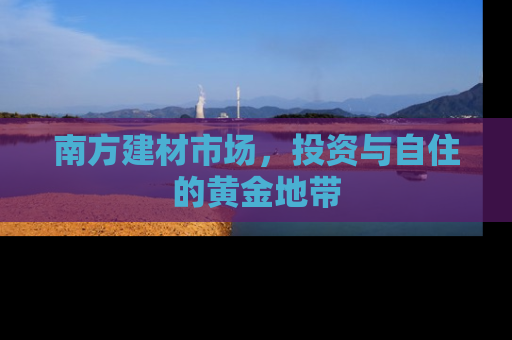 南方建材市场，投资与自住的黄金地带