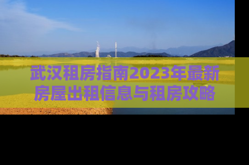 武汉租房指南2023年最新房屋出租信息与租房攻略
