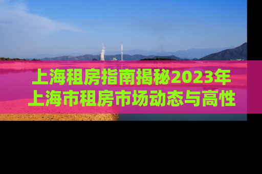 上海租房指南揭秘2023年上海市租房市场动态与高性价比房源推荐