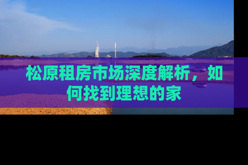 松原租房市场深度解析，如何找到理想的家