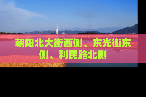 朝阳北大街西侧、东光街东侧、利民路北侧