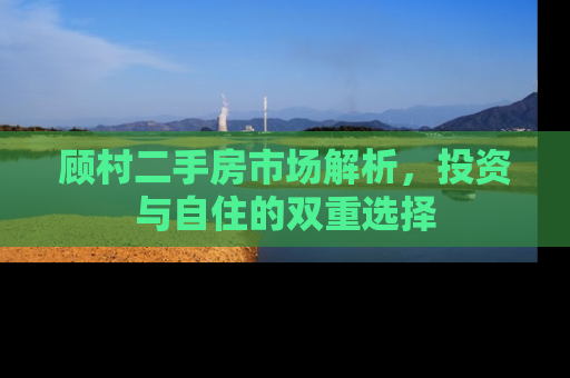 顾村二手房市场解析，投资与自住的双重选择