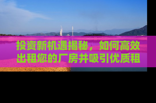 投资新机遇揭秘，如何高效出租您的厂房并吸引优质租户
