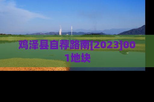 鸡泽县自荐路南[2023]001地块